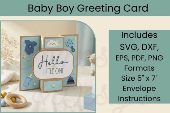 Mastering the Art of Personalized Greetings with New Baby Boy Card SVG and 3D Pop out Card Designs